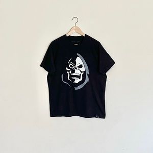 Super7 x Masters of the Universe Skeletor GITD Black T Shirt Adult size Large